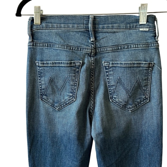 MOTHER THE SWOONER ANKLE SLICE JEANS SZ 24 I WET MY PLANTS CHERRY PICKING WASH - Picture 6 of 12